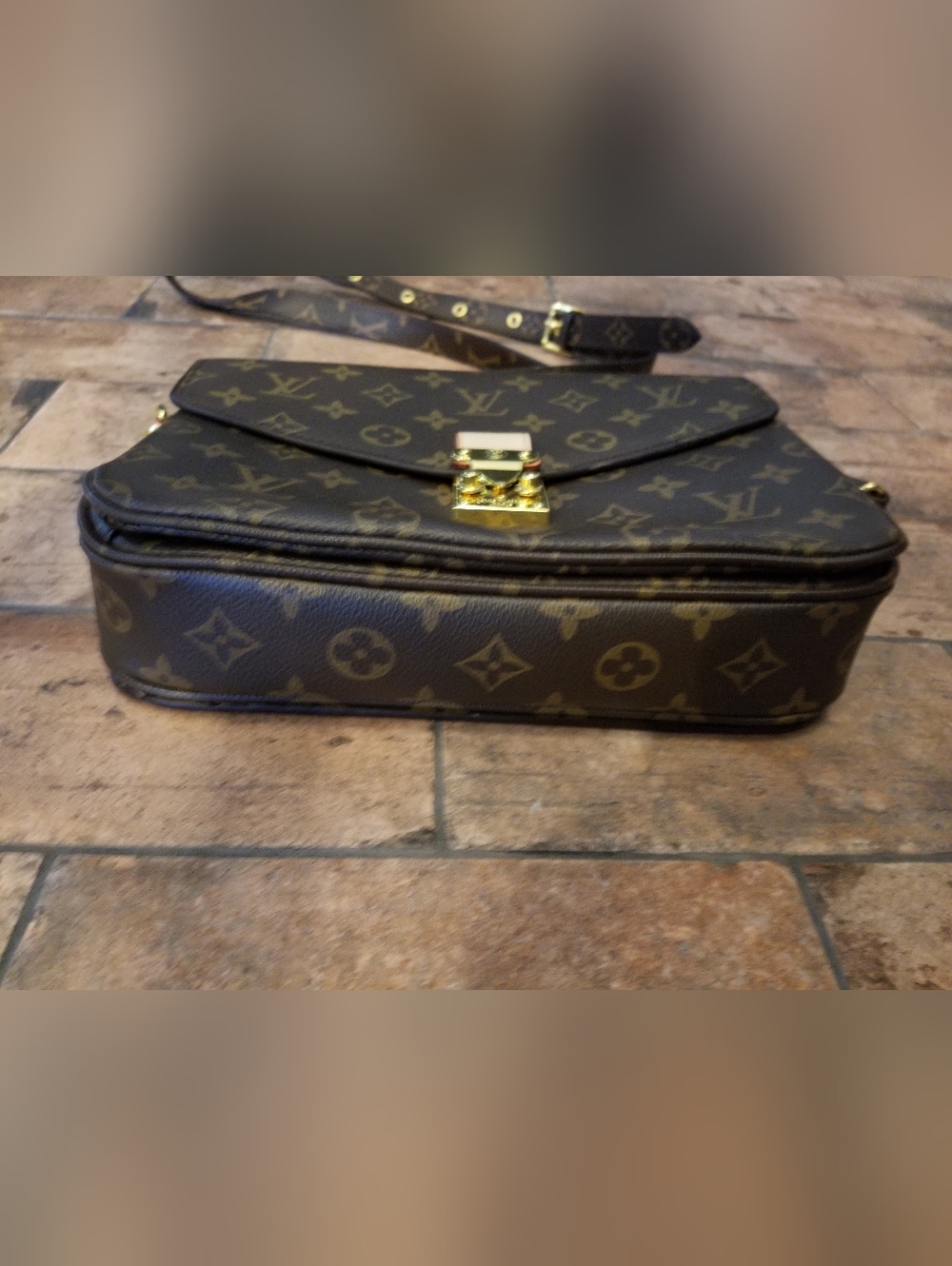 LV Metis Monogram Crossbody with Gold-Tone Lock - Brown - Picture 11 of 15